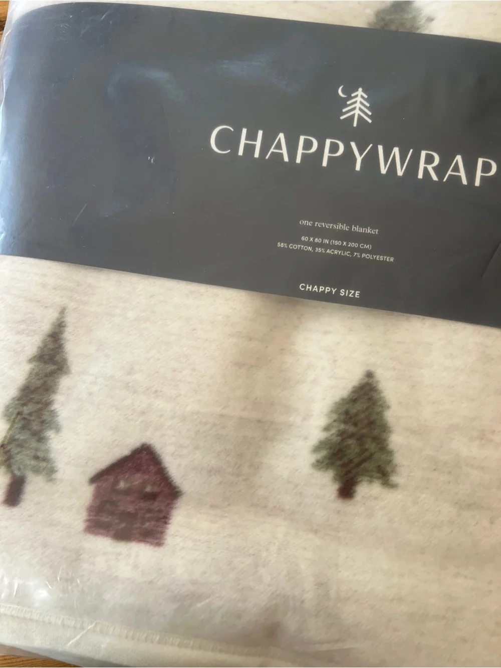 Chappy Wrap - Winter’s Walk - Cabin New